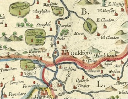 Burpham map